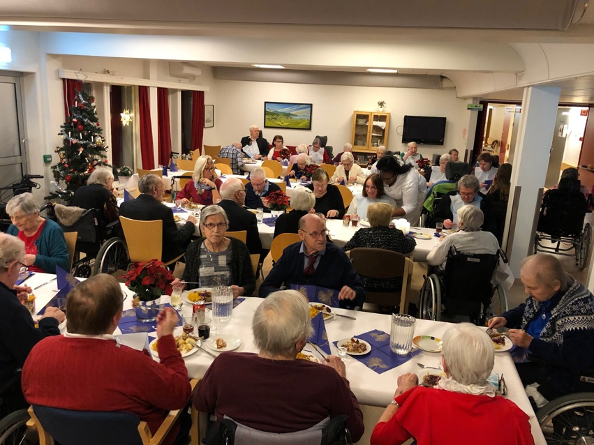 Julebord på Sørreisa Helsesenter